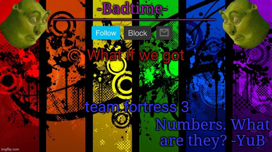 Announcement | What if we got; team fortress 3 | image tagged in announcement | made w/ Imgflip meme maker