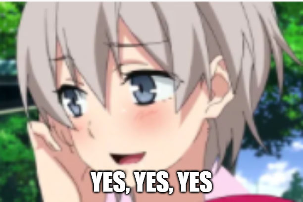 saika yes Blank Meme Template