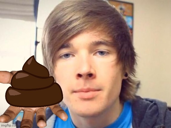 DanTDM Offers you some poop accept it? | image tagged in why,is,poop,a,stream,oh wow are you actually reading these tags | made w/ Imgflip meme maker