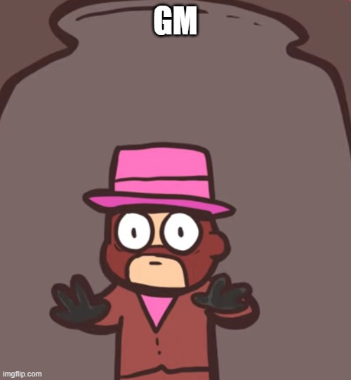Spy in a jar | GM | image tagged in spy in a jar | made w/ Imgflip meme maker