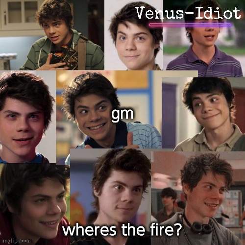ANother benny temp (ty sugaa) | gm; wheres the fire? | image tagged in another benny temp ty sugaa | made w/ Imgflip meme maker