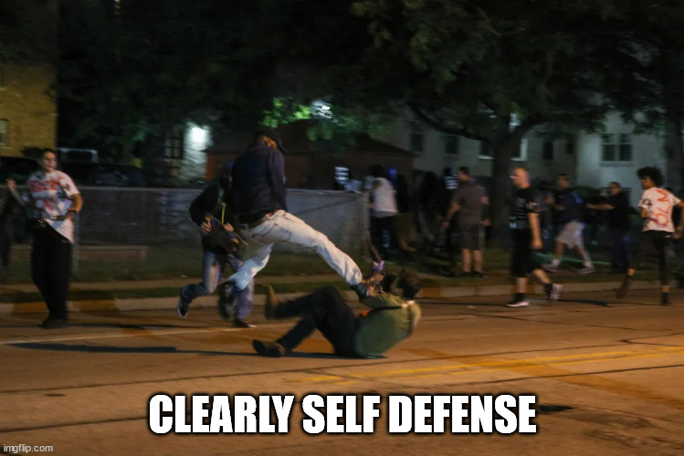 CLEARLY SELF DEFENSE | made w/ Imgflip meme maker