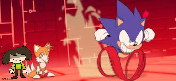 sonic | image tagged in sonic mania adventures scene 1 | made w/ Imgflip meme maker