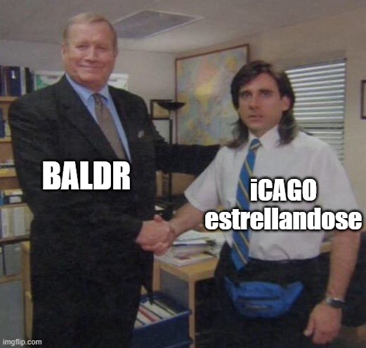 Al menos atacó | BALDR; iCAGO
estrellandose | image tagged in epic seven | made w/ Imgflip meme maker