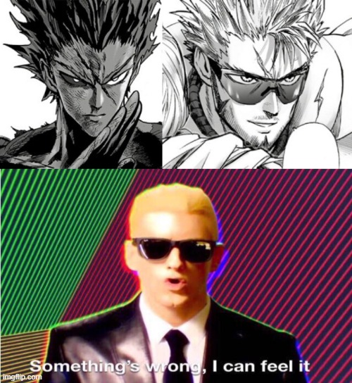 oh no, they look pretty same | image tagged in something s wrong,one punch man | made w/ Imgflip meme maker