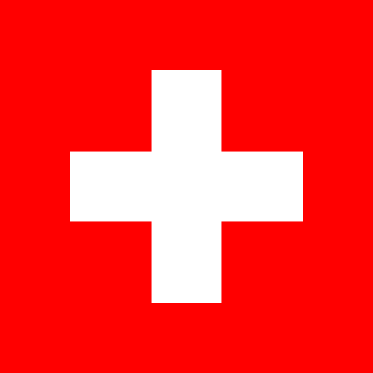 High Quality Swiss Flag Blank Meme Template