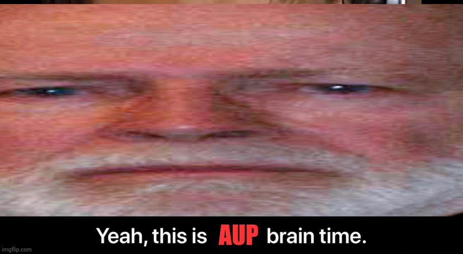 AUP | made w/ Imgflip meme maker