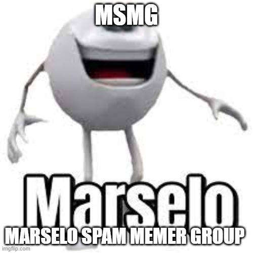 Marselo | MSMG; MARSELO SPAM MEMER GROUP | image tagged in marselo | made w/ Imgflip meme maker