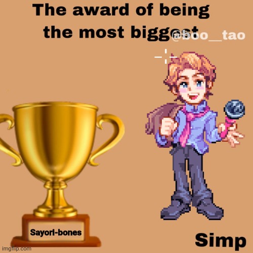 Funni temp from Pinterest | Sayori-bones | made w/ Imgflip meme maker