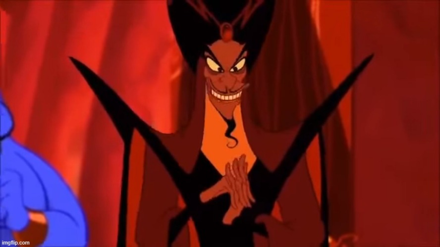 Smug Jafar | image tagged in smug jafar | made w/ Imgflip meme maker