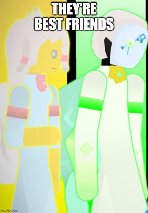 Emily and Lucky | THEY'RE BEST FRIENDS | image tagged in emily and lucky | made w/ Imgflip meme maker