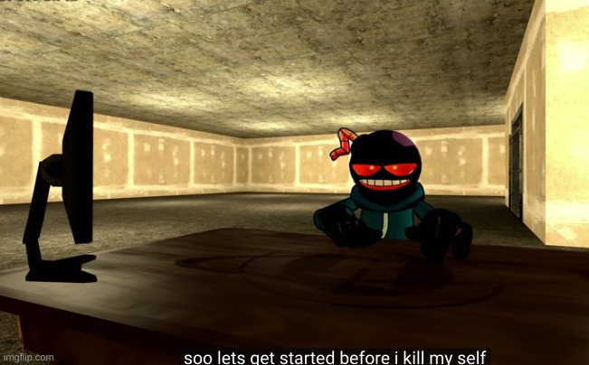 whitty commits self deletus | image tagged in whitty commits self deletus | made w/ Imgflip meme maker