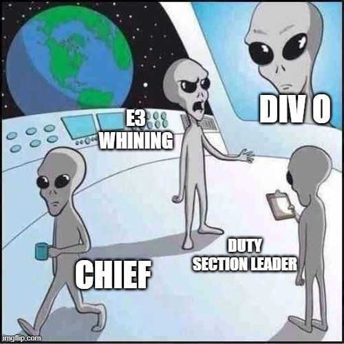 DUTY SECTION LEADER; CHIEF | made w/ Imgflip meme maker