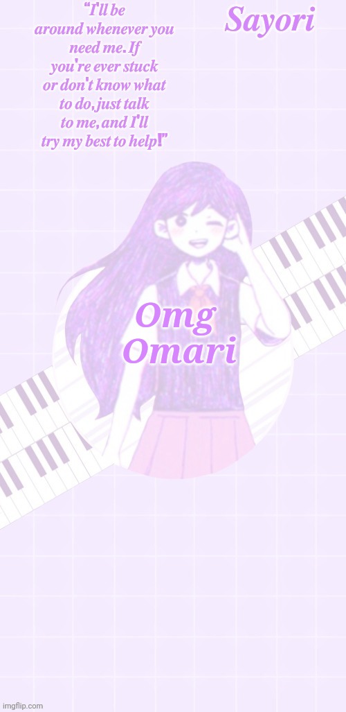 Sayori's Mari Temp | Omg 
Omari | image tagged in sayori's mari temp | made w/ Imgflip meme maker