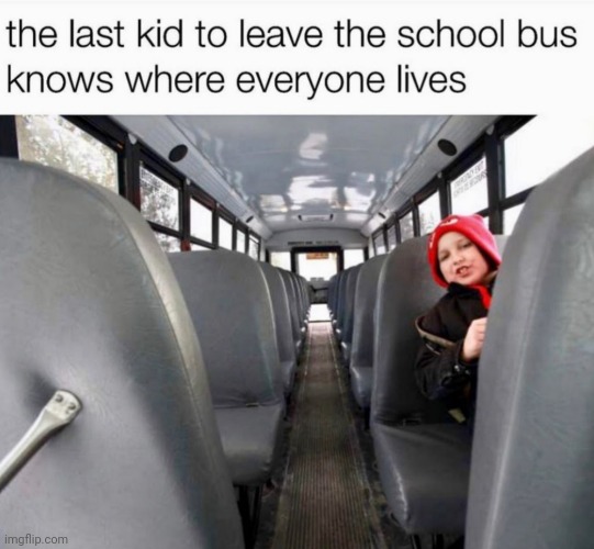 image tagged in memes,school bus,kids | made w/ Imgflip meme maker