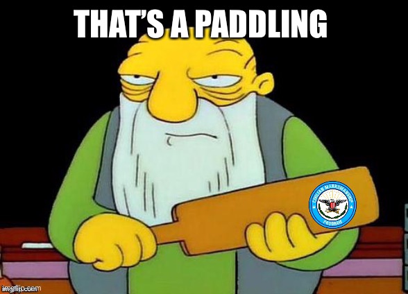 Cmp that’s paddlin | THAT’S A PADDLING | image tagged in cmp that s paddlin | made w/ Imgflip meme maker