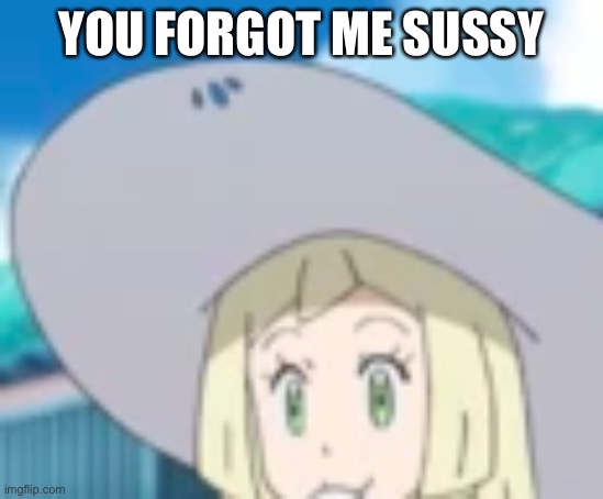 YOU FORGOT ME SUSSY | made w/ Imgflip meme maker