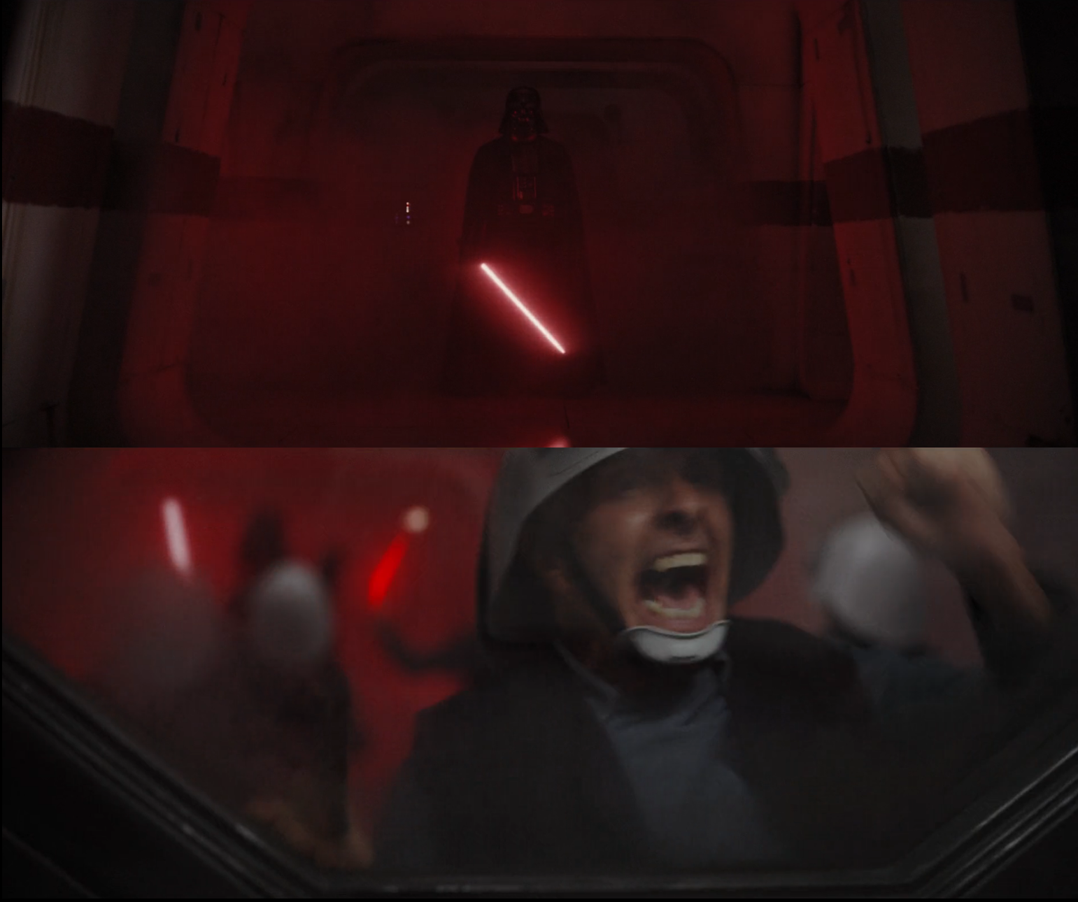 High Quality Darth Vader boutta kill some rebels Blank Meme Template