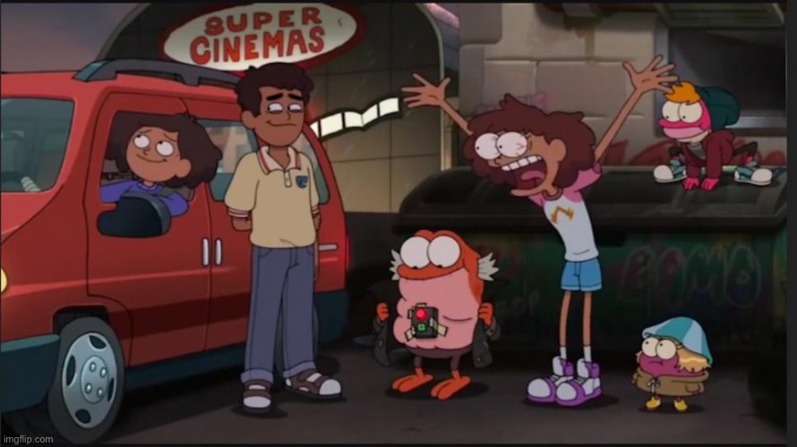 someone who has never seen amphibia explain this image | made w/ Imgflip meme maker
