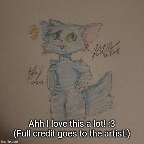 RetroTheFloof Fan Art (the art's made by HappyHolidaysJonathan!!) | Ahh I love this a lot! :3
(Full credit goes to the artist!) | image tagged in furry,fan art | made w/ Imgflip meme maker