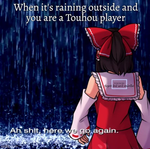 touhou players | image tagged in touhou | made w/ Imgflip meme maker