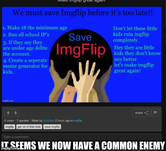 banning all minors won't save imgflip, it will break imgflip https://imgflip.com/i/5t88ij (repost this) | image tagged in repost | made w/ Imgflip meme maker