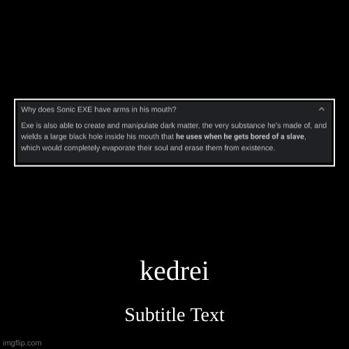 made w/ Imgflip demotivational maker
