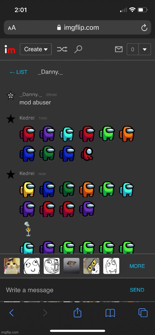 The sussy | made w/ Imgflip meme maker