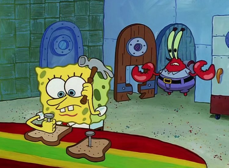 Spongebob Bread Mr Krabs Blank Template Imgflip 9188