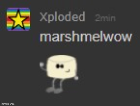 ⌐ | image tagged in marshmelwow | made w/ Imgflip meme maker