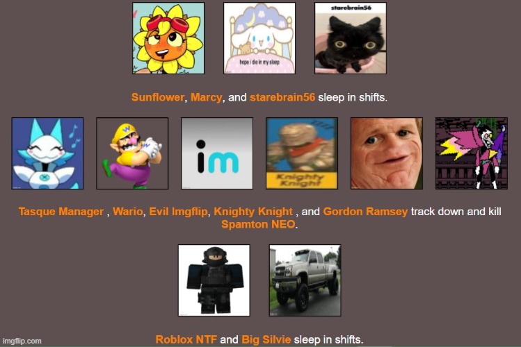 spamton is so powerful that it took 5 people just to take him down | made w/ Imgflip meme maker