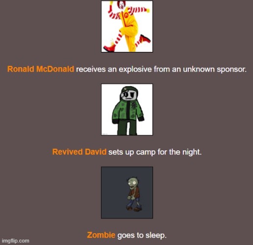 they took everything from zombie so he's just sleeping in the grass | made w/ Imgflip meme maker