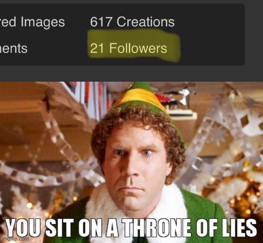 image tagged in you sit on a throne of lies | made w/ Imgflip meme maker