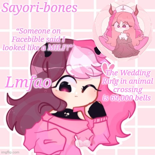 Human!Sarv my beloved | The Wedding Ring in animal crossing is 69,000 bells; Lmfao | image tagged in human sarv my beloved | made w/ Imgflip meme maker