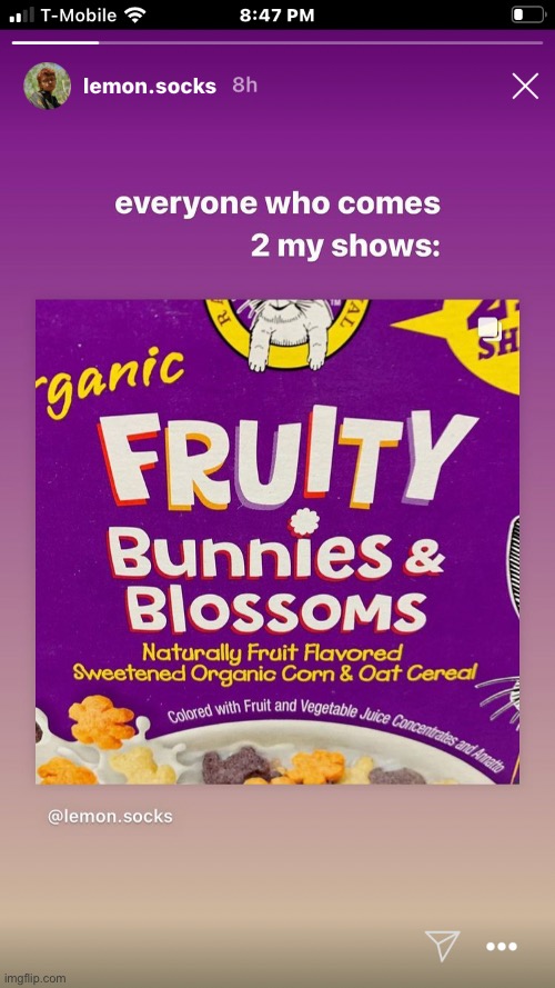 this is cavetowns instagram story lmao | made w/ Imgflip meme maker