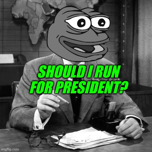 Should i | SHOULD I RUN FOR PRESIDENT? | made w/ Imgflip meme maker