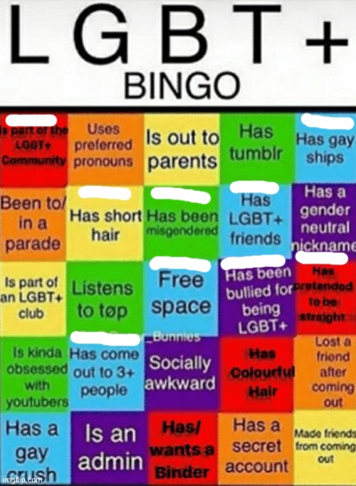 Lgbtq bingo | image tagged in lgbtq bingo,lesbian,lgbtq,lgbt | made w/ Imgflip meme maker