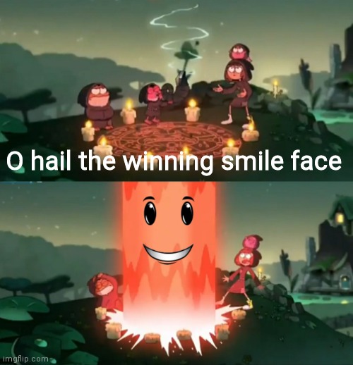 WINNING SMILEEEE | O hail the winning smile face | image tagged in amphibia,roblox,roblox meme | made w/ Imgflip meme maker