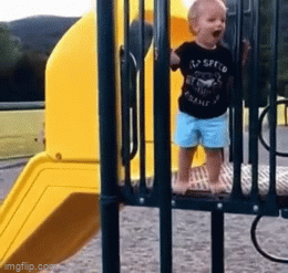 Playground jump fail - Imgflip