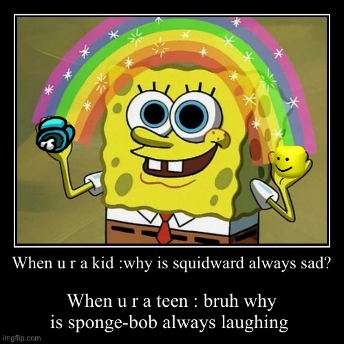 SpongeBob | image tagged in funny,demotivationals | made w/ Imgflip demotivational maker