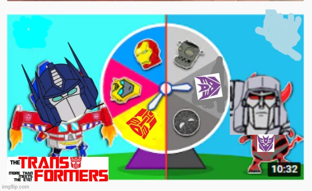 wolfoo thumbnail remade into original transformers g1 | image tagged in transformers,optimus prime,megatron,transformers g1 | made w/ Imgflip meme maker
