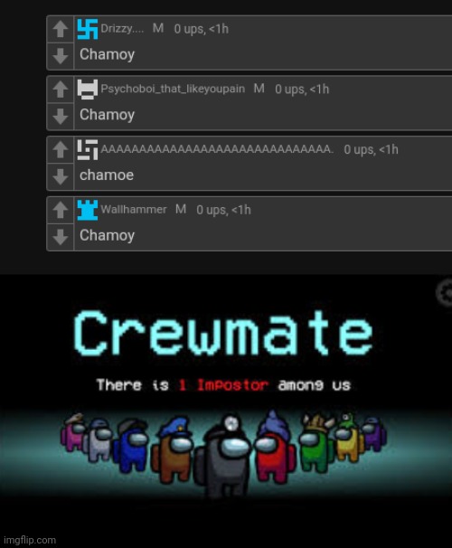 image tagged in there is 1 imposter among us | made w/ Imgflip meme maker