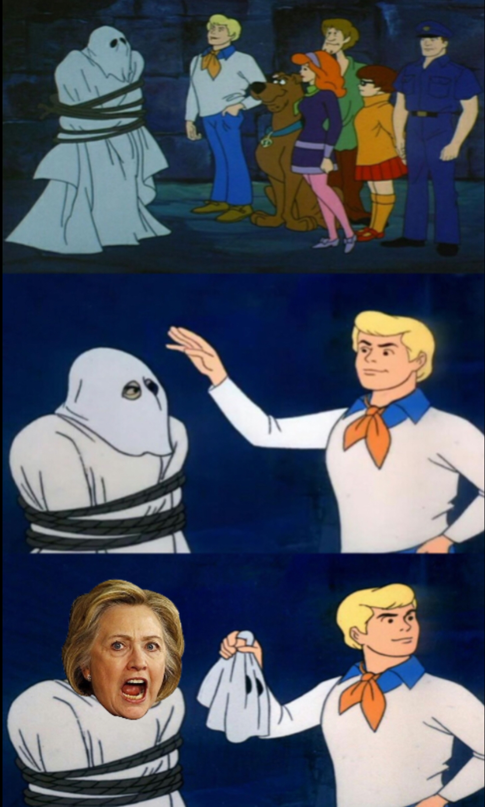 Scooby Hillary Blank Meme Template