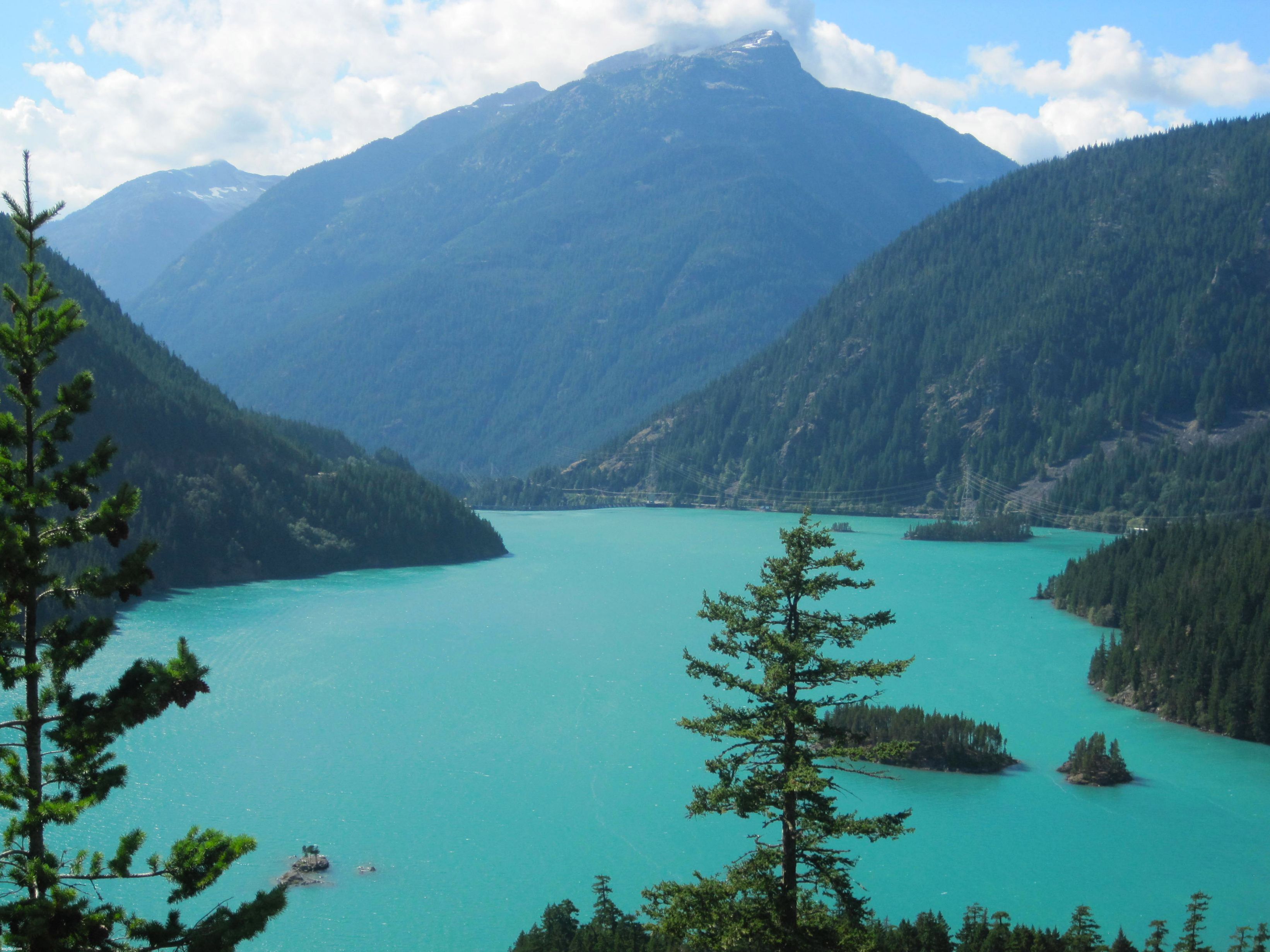 Diablo Lake, WA | image tagged in awesome | made w/ Imgflip meme maker