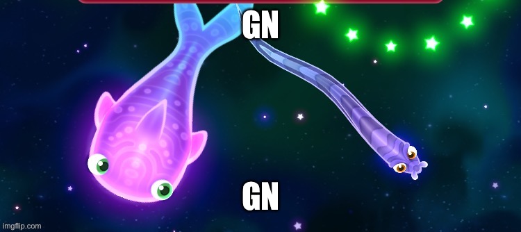 Gn | GN; GN | image tagged in thicc boi and lonk boi | made w/ Imgflip meme maker