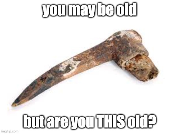 are your OLD? | you may be old; but are you THIS old? | image tagged in memes | made w/ Imgflip meme maker