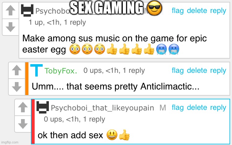 SEX GAMING 😎 | made w/ Imgflip meme maker