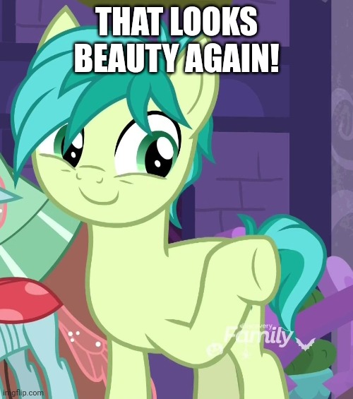 THAT LOOKS BEAUTY AGAIN! | made w/ Imgflip meme maker