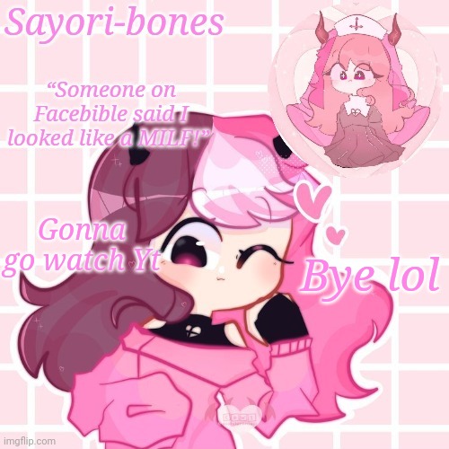 Human!Sarv my beloved | Bye lol; Gonna go watch Yt | image tagged in human sarv my beloved | made w/ Imgflip meme maker