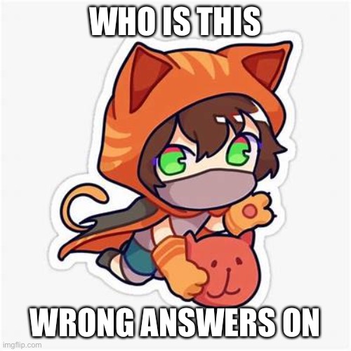 WHO IS THIS; WRONG ANSWERS ONLY | made w/ Imgflip meme maker
